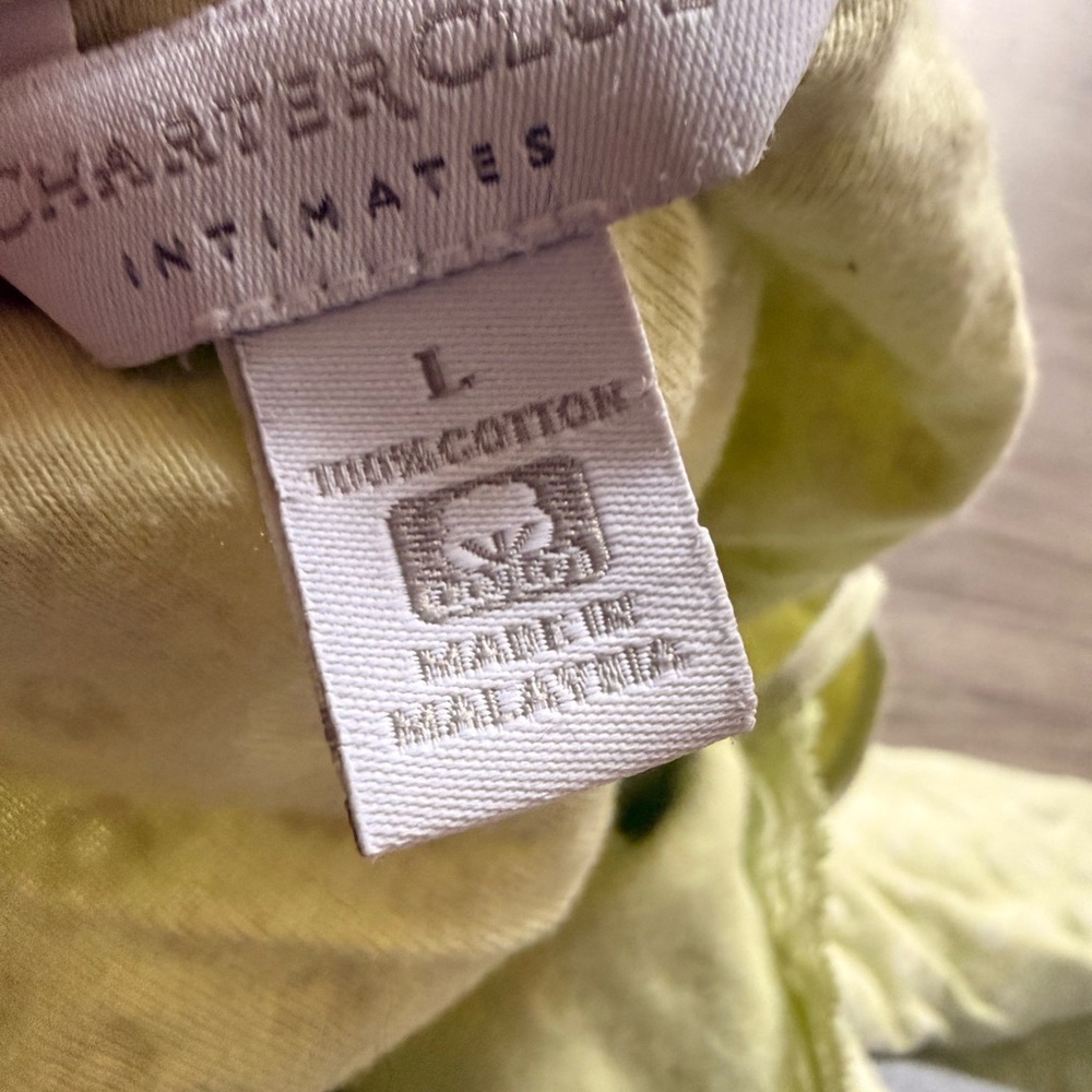 Charter Club Light Green Cotton Garment - Picture 3 of 3